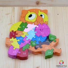 Puzzle lemn bufnita