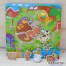 Puzzle lemn labirint animale domestice